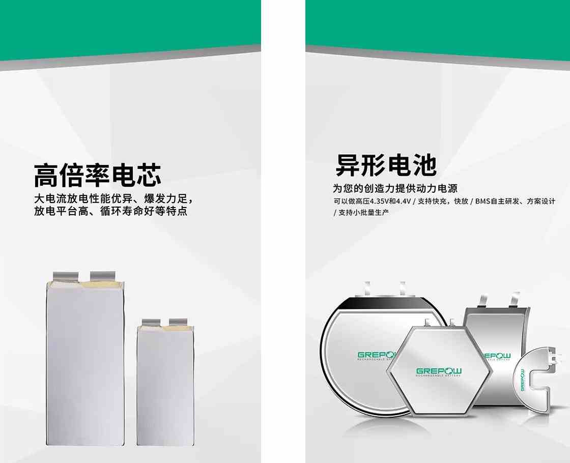 異形電池電芯 異形電池電芯