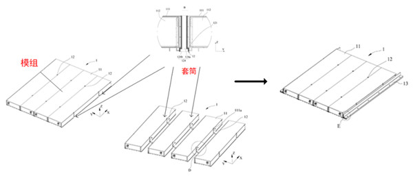 寧德時代麒麟電池內(nèi)部堆疊示意圖 寧德時代麒麟電池內(nèi)部堆疊示意圖