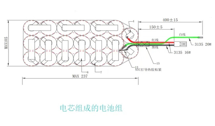 礦用防爆鎳氫電池組結(jié)構(gòu)圖 礦用防爆鎳氫電池組結(jié)構(gòu)圖